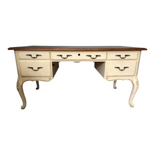 1990s Ethan Allen Legacy Writing Desk For Sale