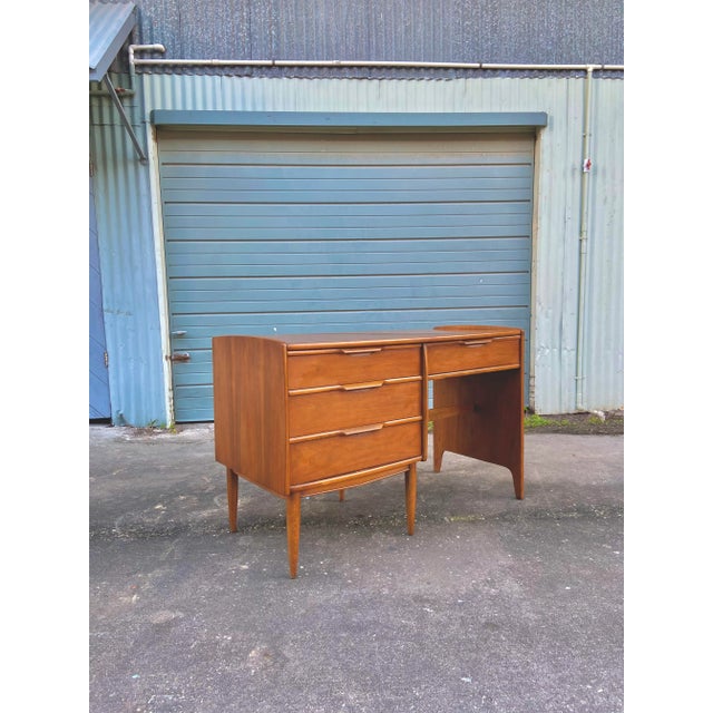 Kent Coffey Cadence Writers Desk with Glass Top For Sale - Image 10 of 13