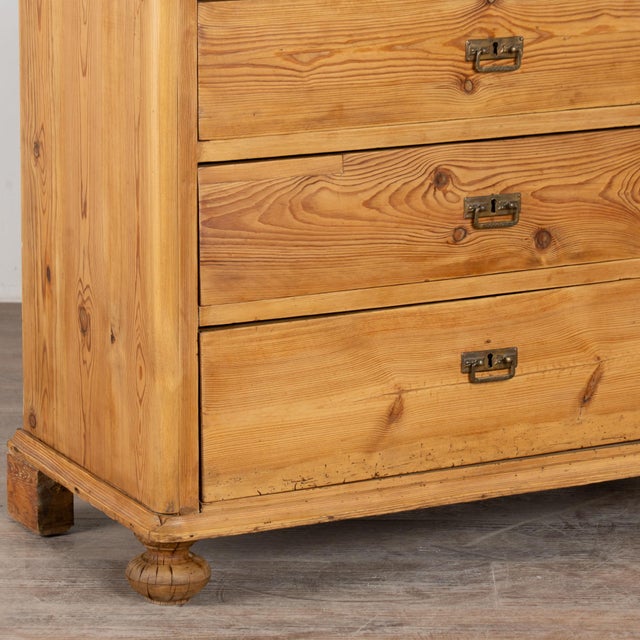 19th Century Four Drawer Pine Chest of Drawers, Denmark For Sale - Image 11 of 13