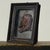 Figurative Antique French Red Bas-Relief Wax Profile of a Bearded Man With Hood, Signed For Sale - Image 3 of 7