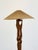 Beige Sculptural Hand-Carved Table Lamp in Teak Wood, 1970s For Sale - Image 8 of 13
