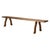 Gold Long Swedish Primitive Rustic Bench, Early 1800s For Sale - Image 8 of 8