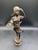 Antique Victorian-Style Bronze Sculpture: Girl With Basket For Sale - Image 4 of 10