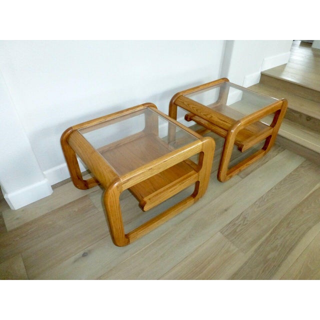 Mid Century Lou Hodges Design Mersman Waldron Comfort End Tables A Pair Chairish