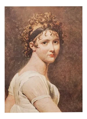 1940s After Ingres "Madame Julie Recamier" Swiss Photogravure