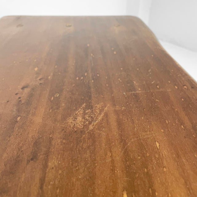 Wood Italian Modern Rectangular Benches in Wood, 1970s, Set of 2 For Sale - Image 7 of 18