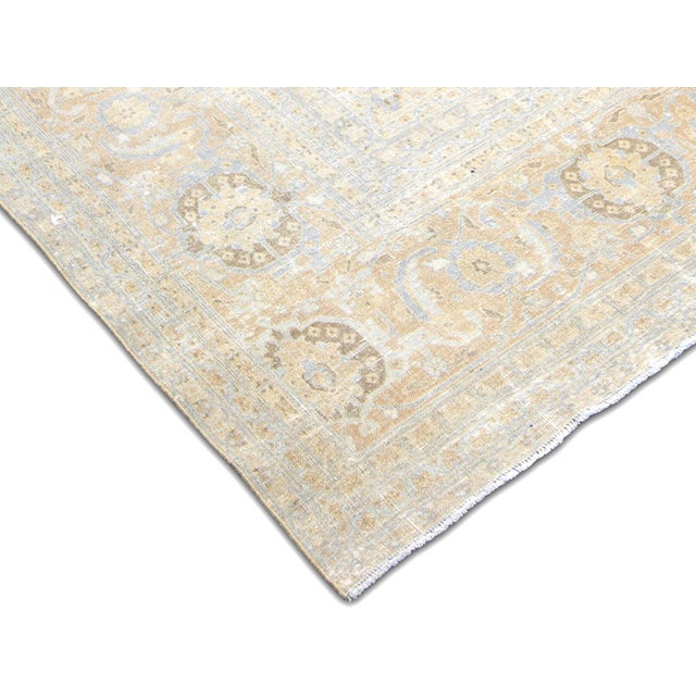 Transitional 1940s Persian Tabriz Rug For Sale - Image 3 of 6