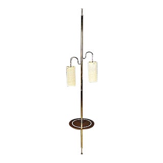 1960s Tall Tension Lamp With Tile Accent For Sale