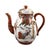 Ceramic Meiji Japanese Kutani Aka-E and Kinran-De Teapot with Vase Stand, 1890, Set of 2 For Sale - Image 7 of 18