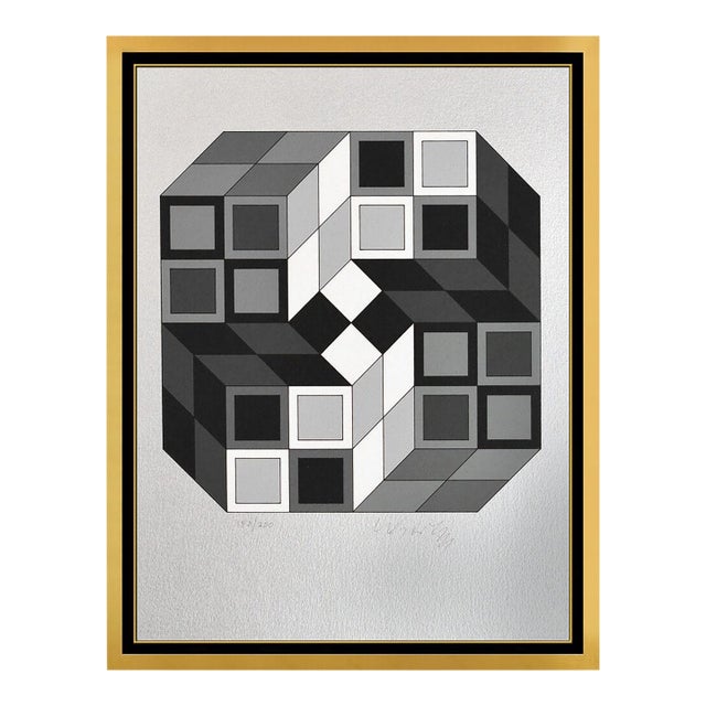 Mid 20th Century Micro Cosmos, Victor Vasarely For Sale