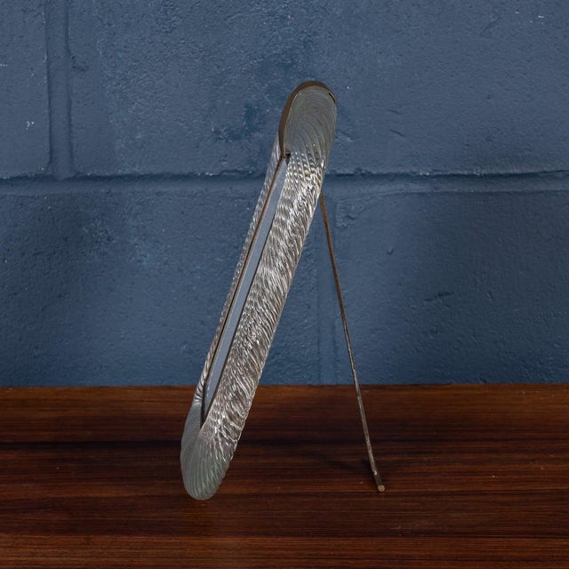 Italian Venetian Glass Photograph Frame attributed to Paolo Venini for Venini, 1950s For Sale - Image 11 of 14