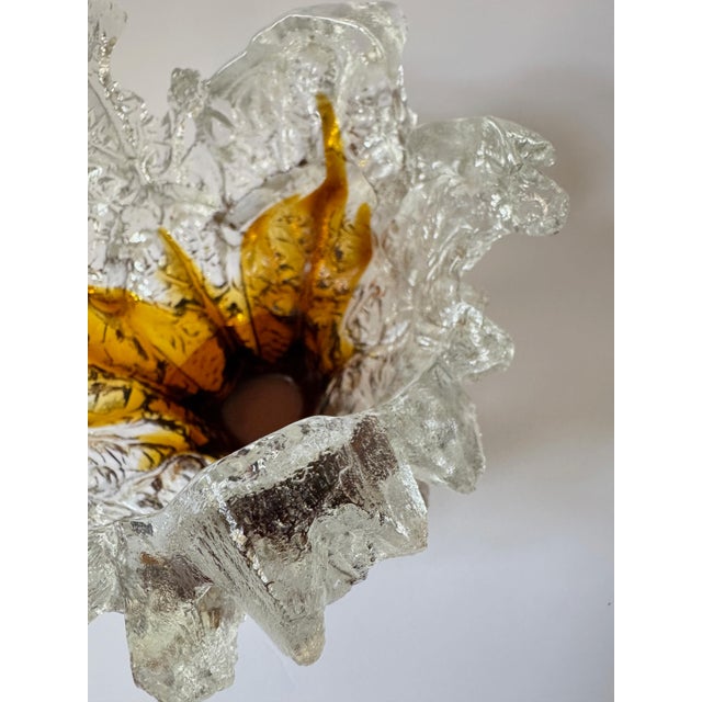 Large Sculptural Finnish Art Glass Vase by Pertti Santalahti for Humppila, 1970s For Sale - Image 14 of 18