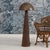 Midcentury French rigitulle (perforated metal) tole floor lamp in the manner of Mathieu Matégot. Circa 1950. Wonderful...