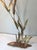 Mid-Century Modern Vintage Brutalist Jere Style Metal Cattail12 Wall Art For Sale - Image 3 of 5