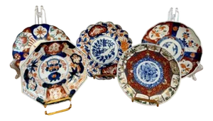 Japanese Imari Plates, 1900s, Set of 5