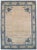 Vintage Chinese Carpet, Tan and Blue Carpet, Handmade Wool Rug For Sale - Image 4 of 18