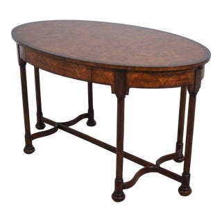 Theodore Alexander Oval Biedermier Writing Desk For Sale