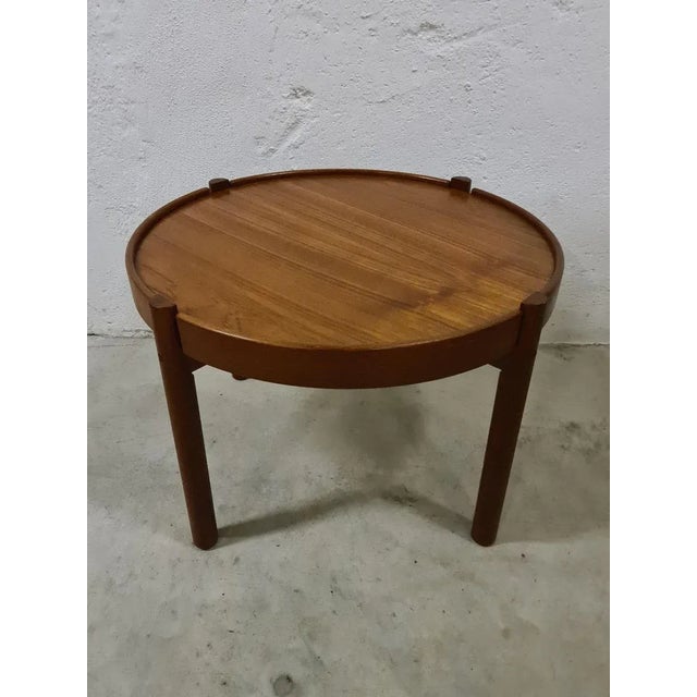 Mid-Century Modern Mid-Century Teak & Cork Coffee Table For Sale - Image 3 of 17