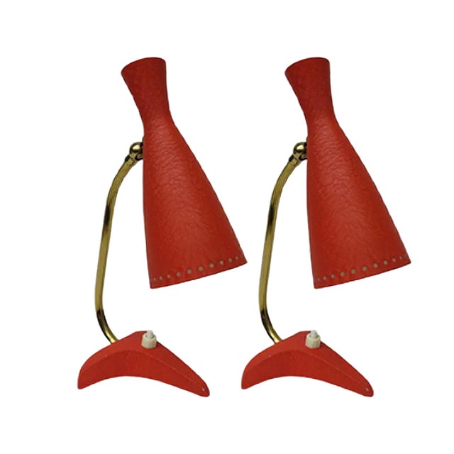 Small Table Lamps, 1950s, Set of 2 For Sale