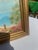 Wood 1990s Small Gold Framed Tree Stump Painting on Canvas, Signed by the Artist For Sale - Image 7 of 7