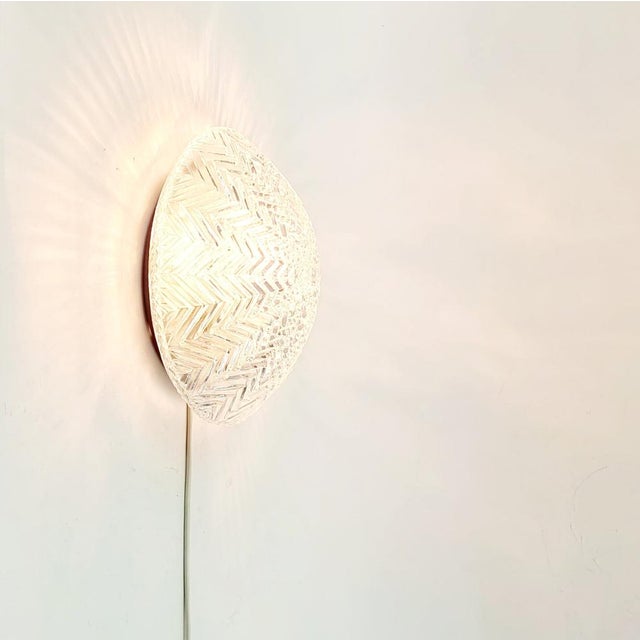 Geometric Glass Wall Light from Limburg, Germany, 1970s For Sale - Image 6 of 9