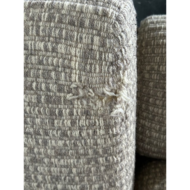 Milo Baughman Heavy Wool Sectional Sofa For Sale - Image 10 of 10