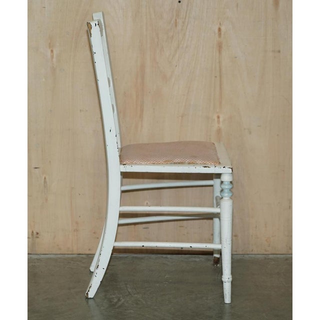 Antique French Paint Side Chair For Sale - Image 15 of 18