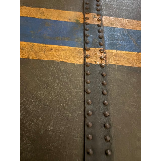 Chocolate Early 20th Century Winship & Sons Standing Wardrobe Trunk — Denver Provenance For Sale - Image 8 of 10