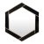 Post Modern Hexagonal Mirror by Windsor Art & Mirror For Sale