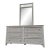 Vintage Henry Link White Wicker Dresser With Mirror | Coastal Palm Beach Regency Bedroom Set For Sale