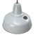 Industrial Vintage Industrial Dutch Grey Enamel Hanging Lamp from Philips For Sale - Image 3 of 6
