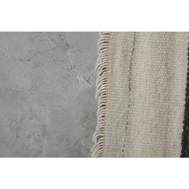 Turkish Hemp Kilim Runner Rug - Stair Rug 1'10'' X 15'7'' For Sale - Image 11 of 12