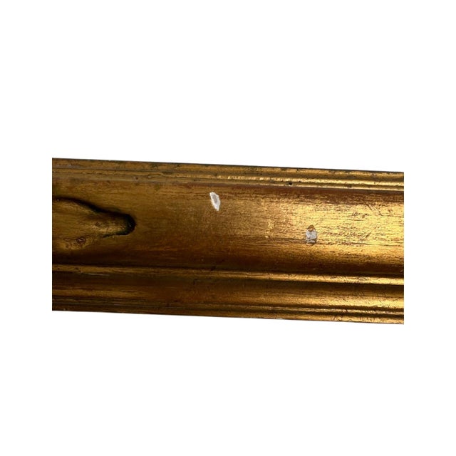 Vintage, Large Giltwood Art Nouveau Frame For Sale - Image 12 of 12