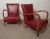 Maroon Thonet Style Italian Armchairs - a Pair For Sale - Image 8 of 9