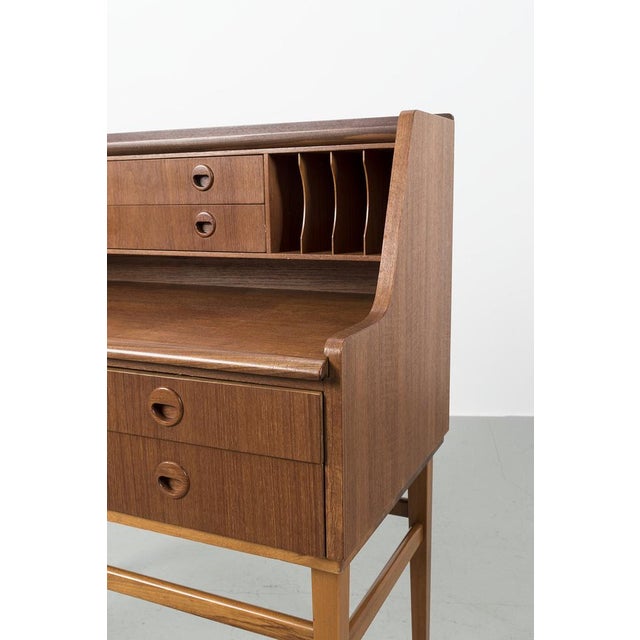 Mid-Century Secretaire Desk For Sale - Image 4 of 9