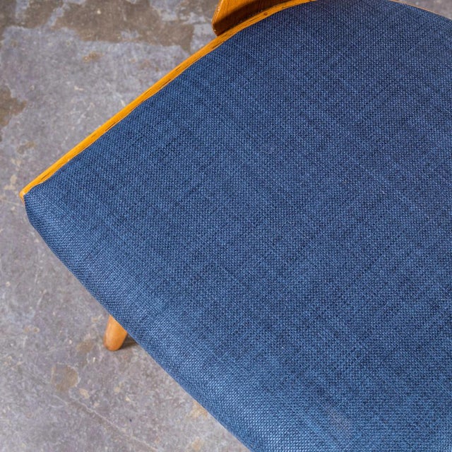 1950’s Re -Upholstered Thon Light Oak Dining Chairs By Radomir Hoffman – Set Of Ten (1880). These chairs were produced by...