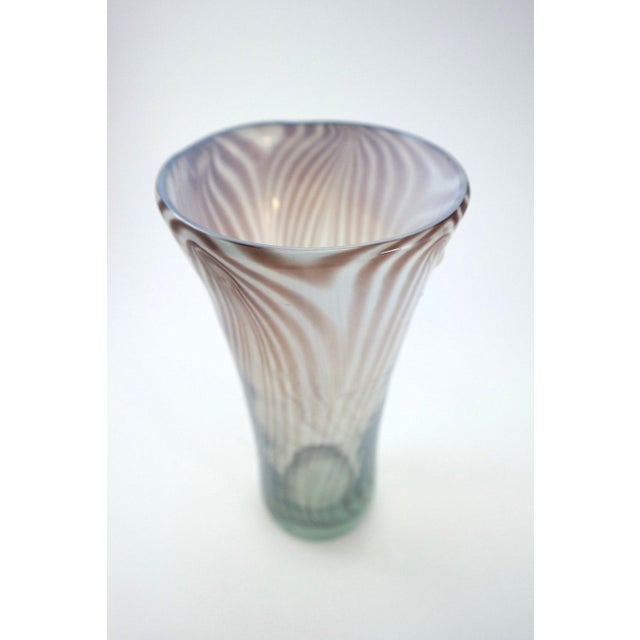 Design glass vase, perfect condition, fits perfectly in both modern and vintage spaces.
