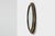 French Neoclassical Oval Black and Gilt Mirror, 1950s For Sale - Image 3 of 11