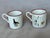 1920s Gio Ponti for Richard Ginori Porcelain Espresso Demitasse Cups Set of 4 For Sale - Image 5 of 18