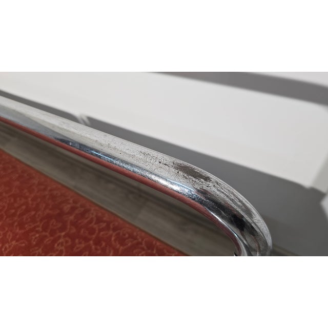 Bauhaus Chrome Sofa by Robert Slezak for Slezak Factories, 1930s For Sale - Image 13 of 14