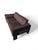 Bastiano Two-Seat Sofa in Black Wood Frame and Fabric Cushions by Afra & Tobia Scarpa for Gavina, Italy, 1960s For Sale - Image 4 of 10