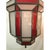 1990s Art Deco Style White Milk & Red Glass Chandelier, Pendant or Lantern, a Pair For Sale - Image 17 of 18