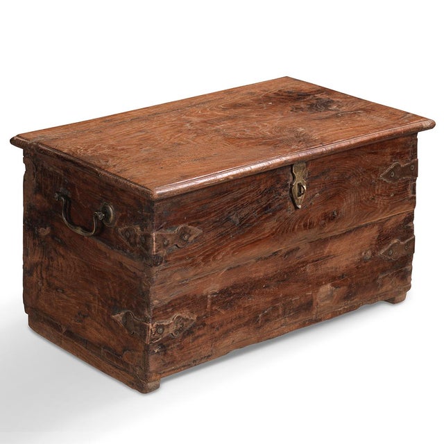 Wood Vintage Wooden Storage Box, 1930s For Sale - Image 7 of 7