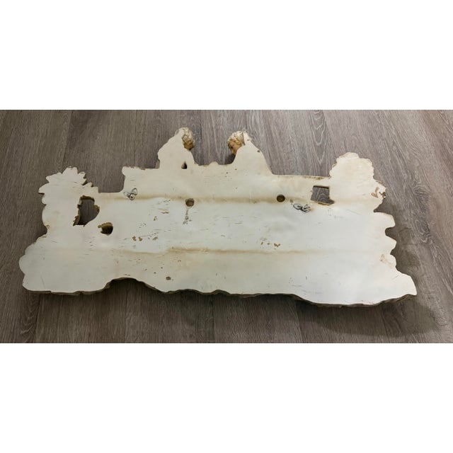 Vintage Victorian Scene Resin Courting Couple Wall Plaque 30in For Sale In Atlanta - Image 6 of 8