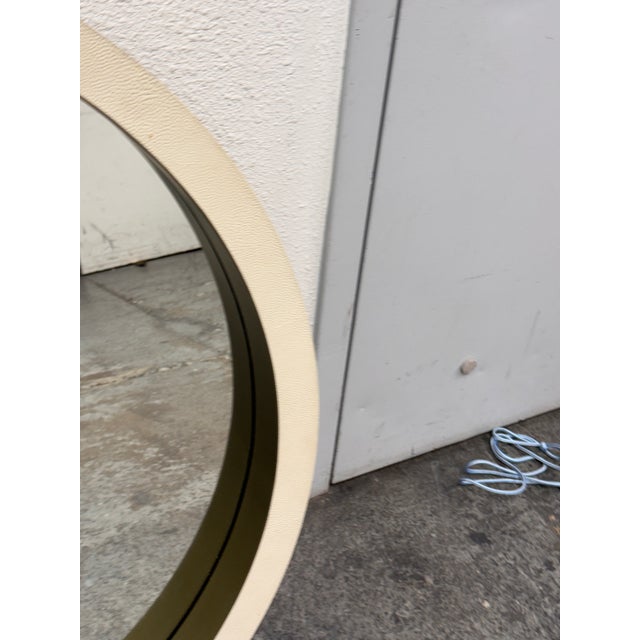 Restoration Hardware Restoration Hardware Shagreen Mirror For Sale - Image 4 of 12