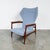 Presented is a vintage Danish modern Ib Kofod Larsen “Carlo” wingback lounge chair for Carlo Garn, Denmark, 1954. This...