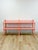 Hollywood Regency Vintage Console Table Thomasville Allegro Style Pink Faux Bamboo Hollywood Regency For Sale - Image 3 of 14