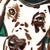 Lou Dog - Original Blue Green Dog Portrait Acrylic Painting on Paper by Jesse Black For Sale - Image 4 of 6