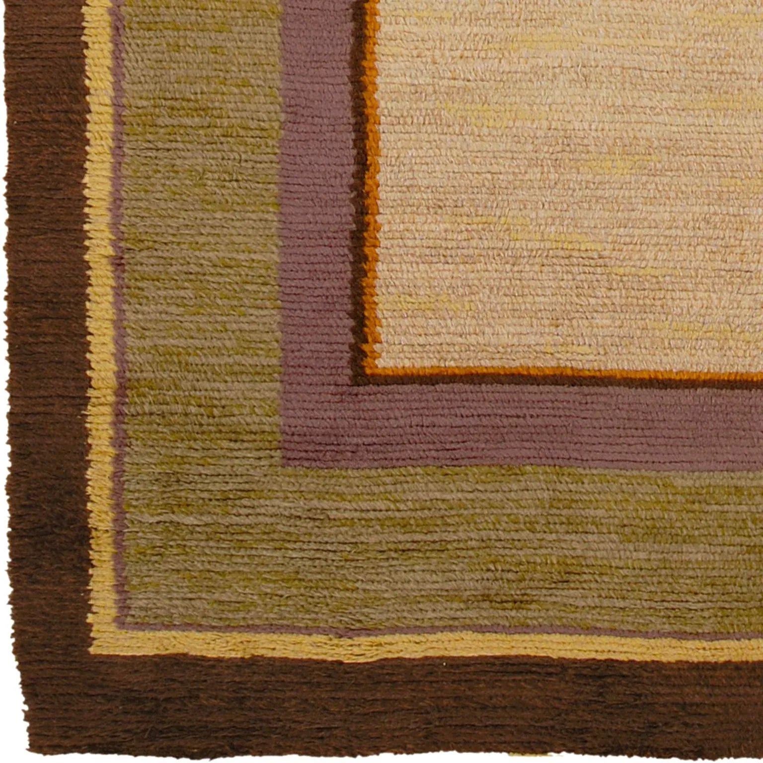 Early 20th Century Swedish Art Deco Rug- 8′ × 10′1″
