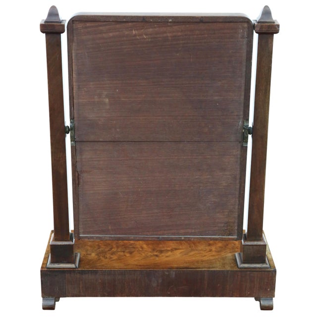 Brown Antique Regency Dressing Table Mirror in Mahogany, 1800s For Sale - Image 8 of 10